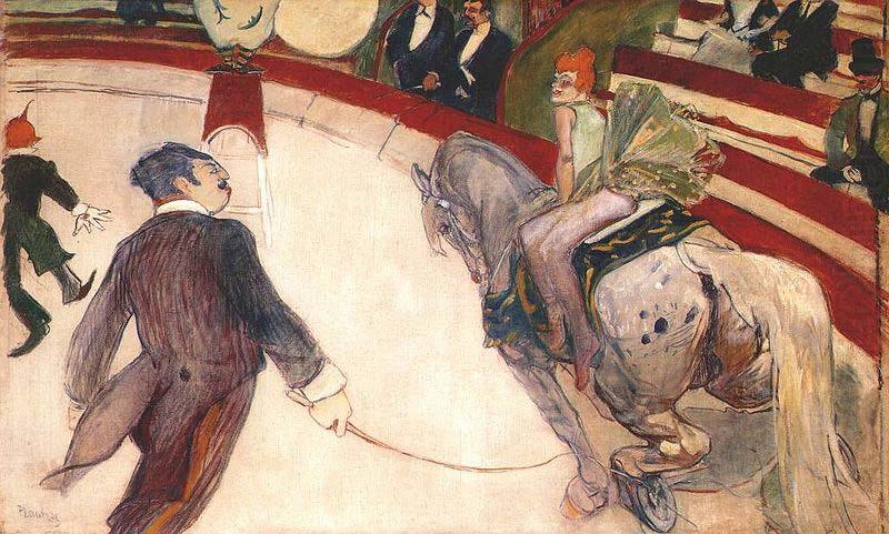 Equestrienne, Henri de toulouse-lautrec